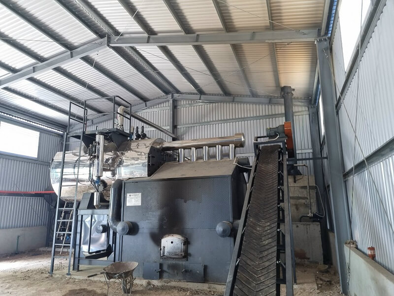 lò hơi đốt củi