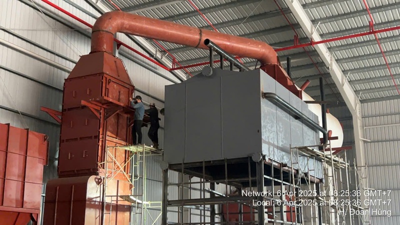 nồi hơi đốt củi