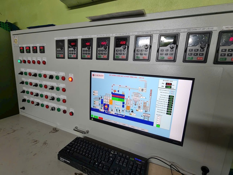 nồi hơi đốt củi
