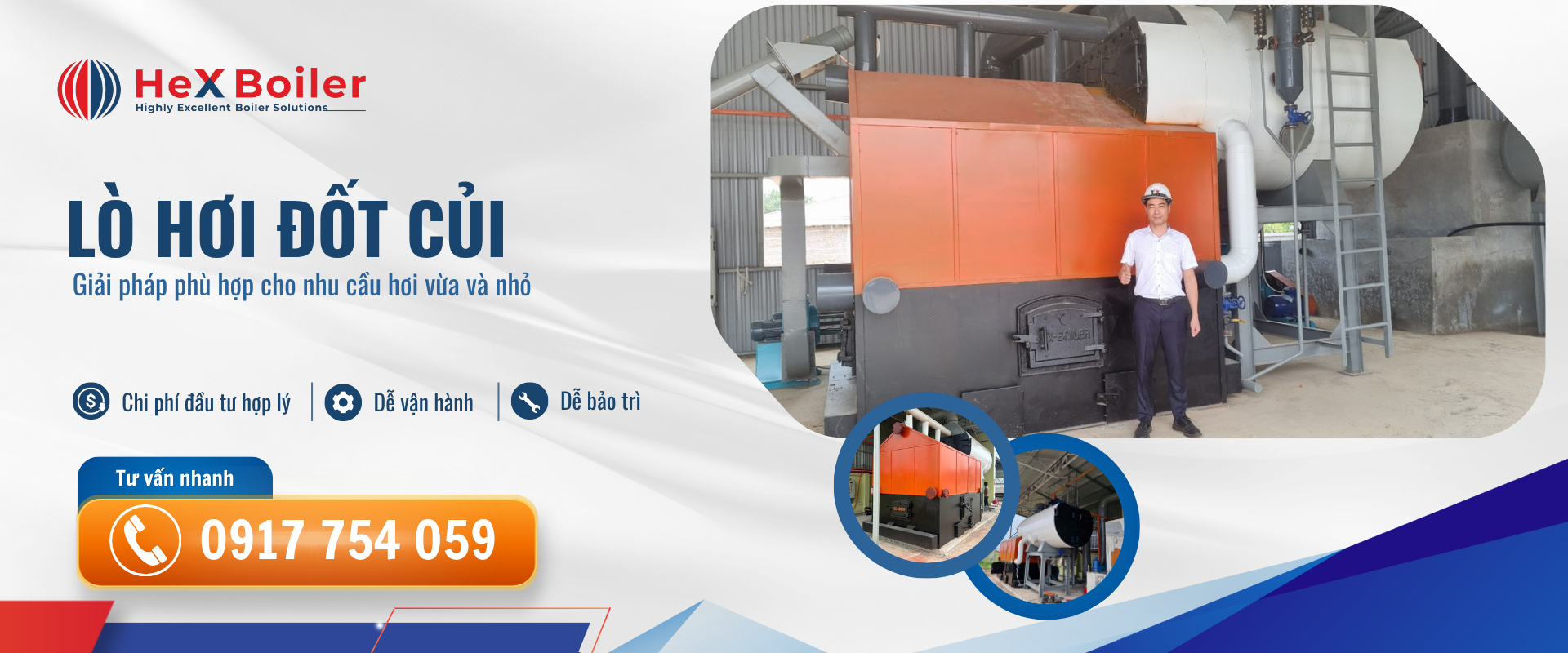 Lò hơi đốt củi