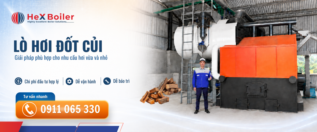 Lò hơi đốt củi