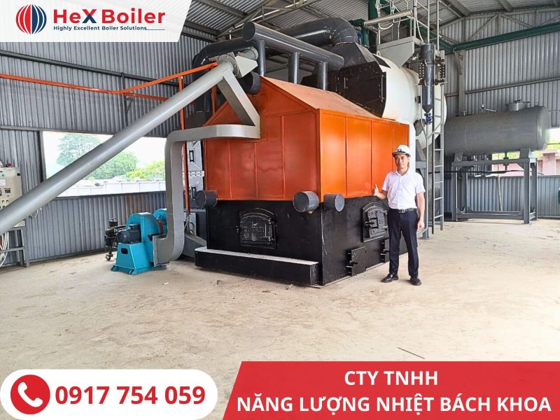 Cấu tạo <a href='https://hex-boilers.com/'>lò hơi</a> đốt củi