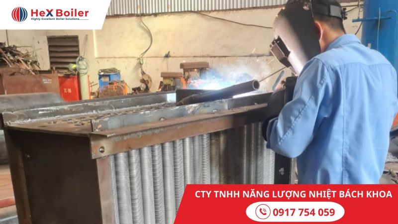 Hexboiler thiết kế ống tản nhiệt cánh nhôm