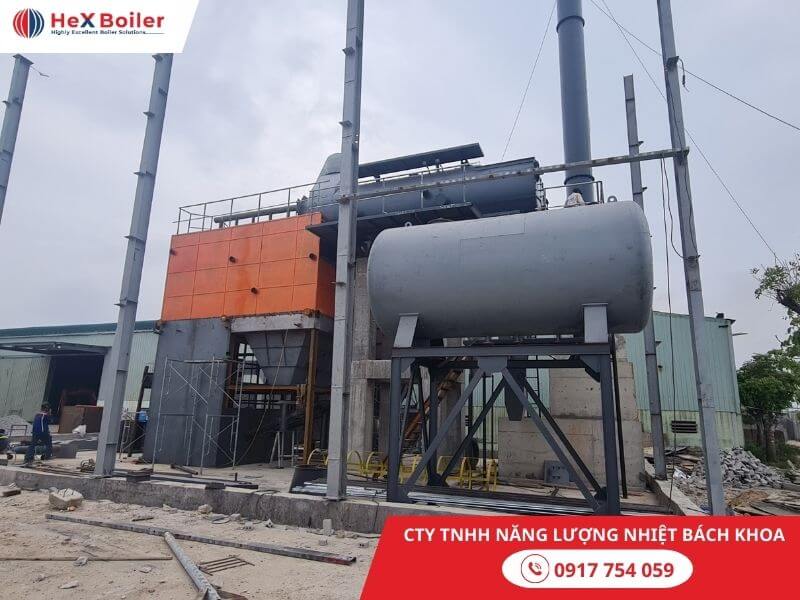 Lọc bụi túi vải trong <a href='https://hex-boilers.com/'>lò hơi công nghiệp</a>