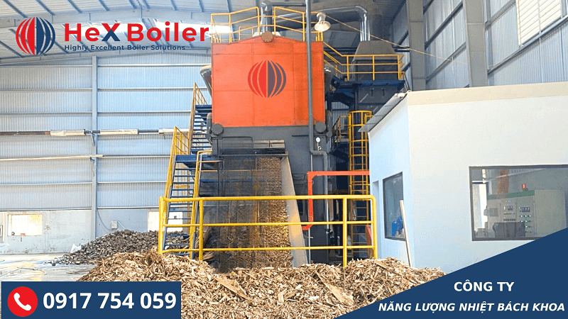  Biomass được dùng làm nhiên liệu trong lò hơi