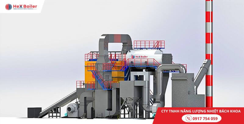 Cấu tạo <a href='https://hex-boilers.com/'>lò hơi</a> tầng sôi chi tiết từng bộ phận