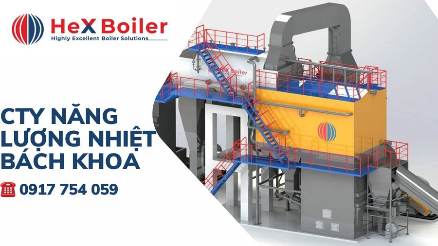 Lò hơi tầng sôi tuần hoàn HeXBoiler thiết kế