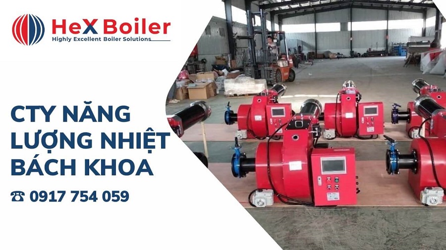 Đầu đốt nồi hơi đốt gas