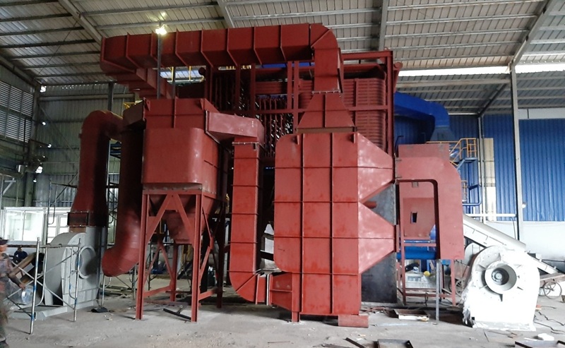 lắp đặt lò dầu tải nhiệt tầng sôi