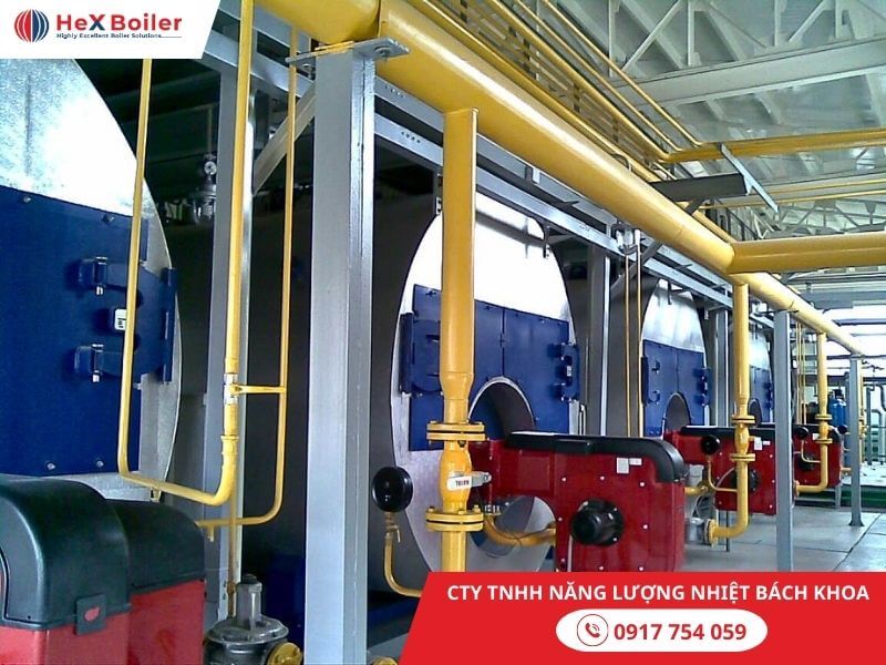 Lắp đặt lò hơi đốt dầu cần chú ý