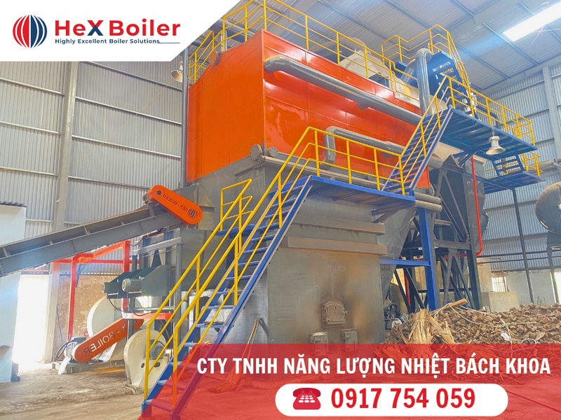 lò hơi tầng sôi công suất 4000 kg/giờ