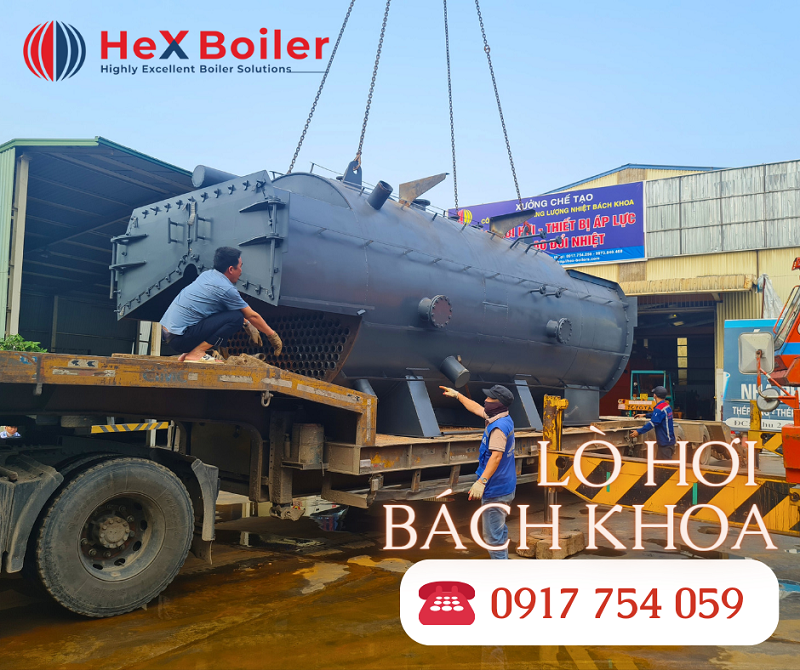 Vận chuyển lò hơi tầng sôi HeXBoiler